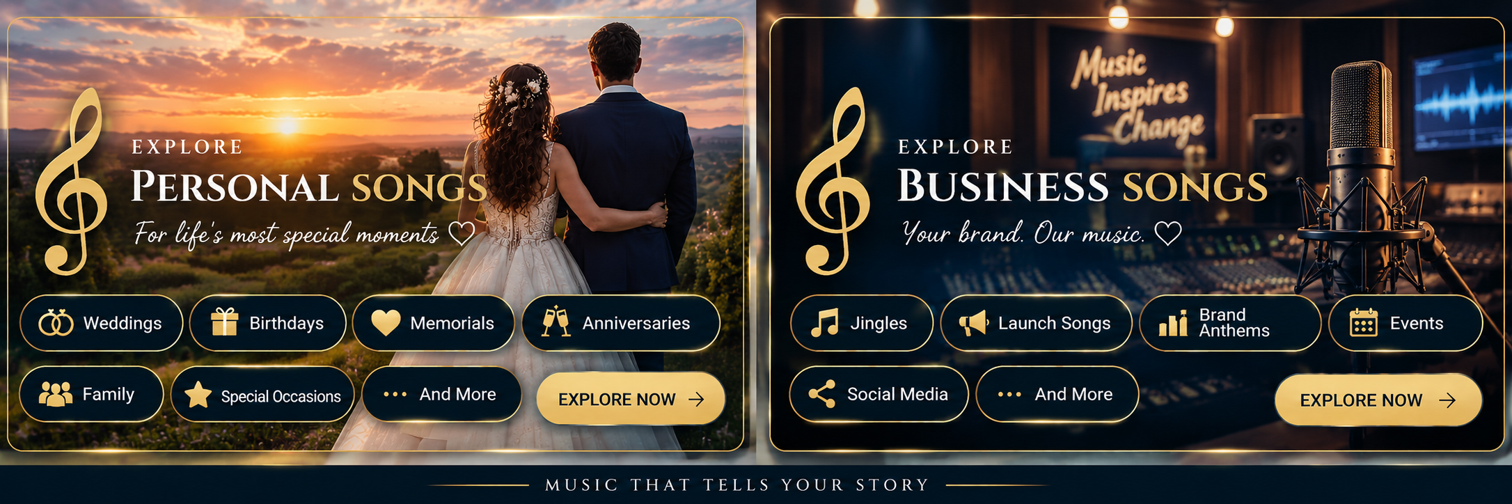 Explore Personal Songs and Business Songs